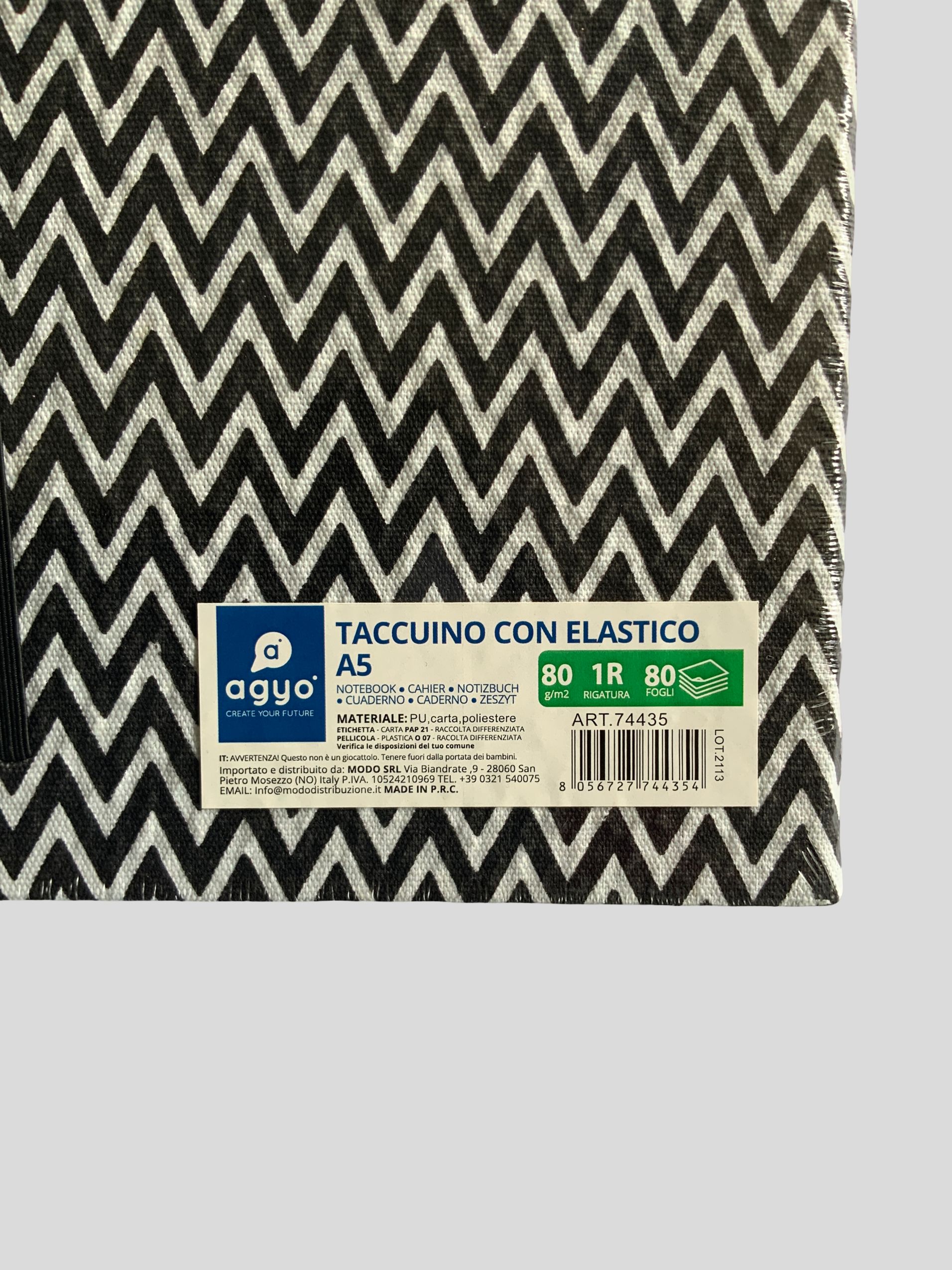 A5 160 pages Hard Cover Notebook, zigzag notebook, elastic band journal, lined pages, stylish notebook, school supplies, office notebook, gift notebook NOTEPADS