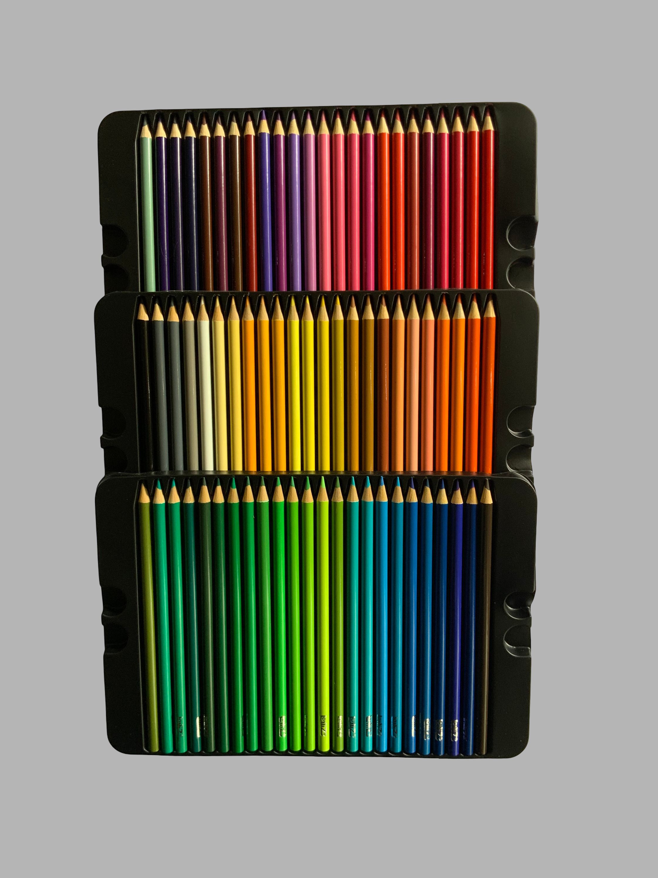 LolliZ 72 Colors Metal Box Professional Oil Colour Pencil Set Artist Painting Sketching Wood Color Pencil School Art Supplies
