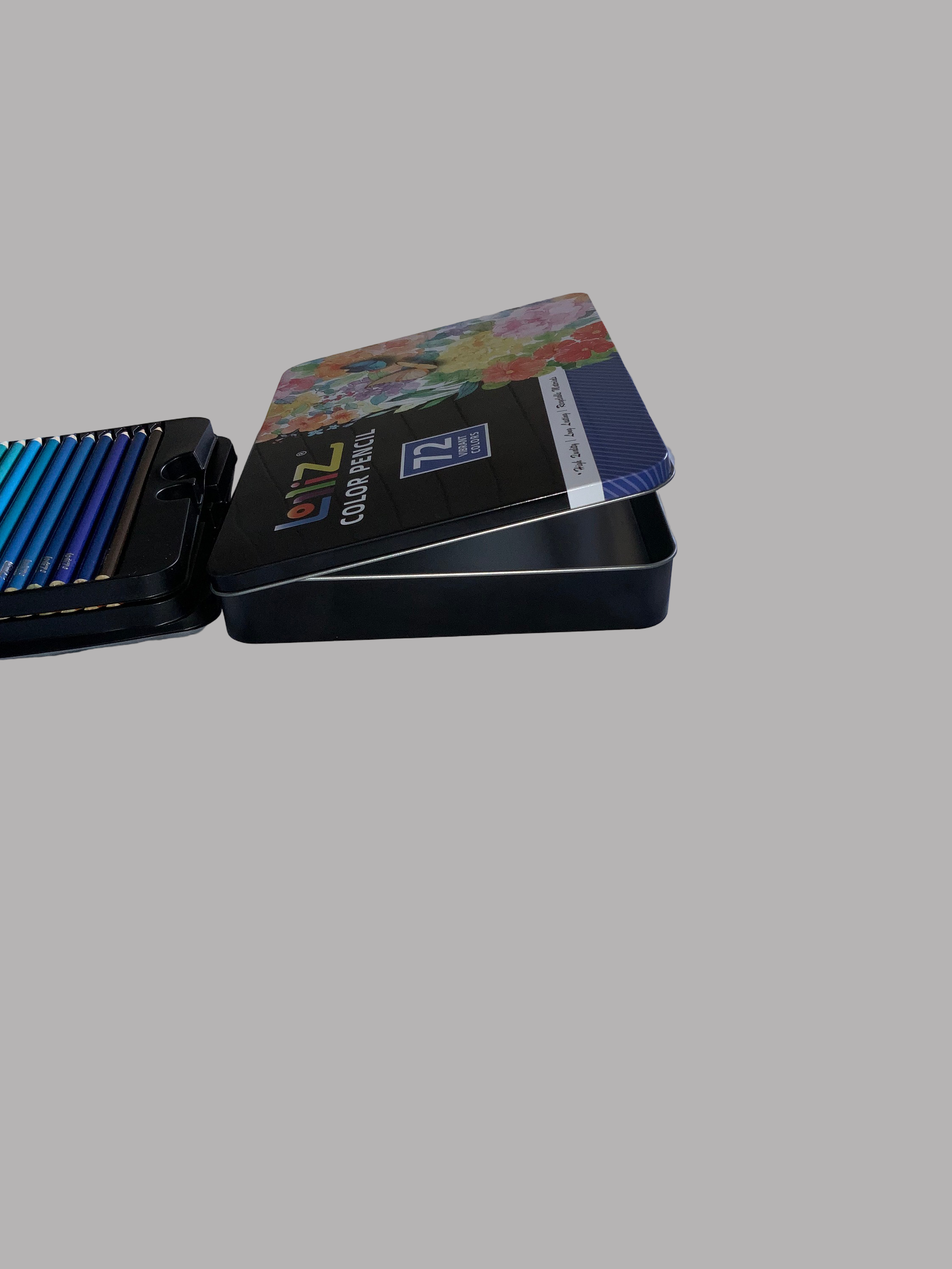 LolliZ 72 Colors Metal Box Professional Oil Colour Pencil Set Artist Painting Sketching Wood Color Pencil School Art Supplies