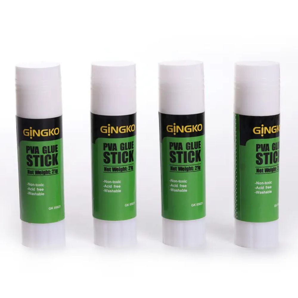 Glue stick, 21/15/10g glue, Gingko glue, non-toxic adhesive, washable glue, acid-free glue, school supplies, office stationery, craft glue, paper glue, mess-free glue stick