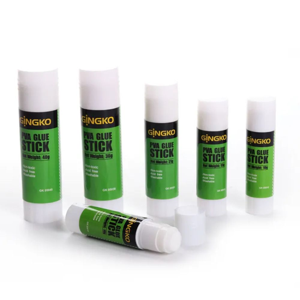 Glue stick, 21/15/10g glue, Gingko glue, non-toxic adhesive, washable glue, acid-free glue, school supplies, office stationery, craft glue, paper glue, mess-free glue stick
