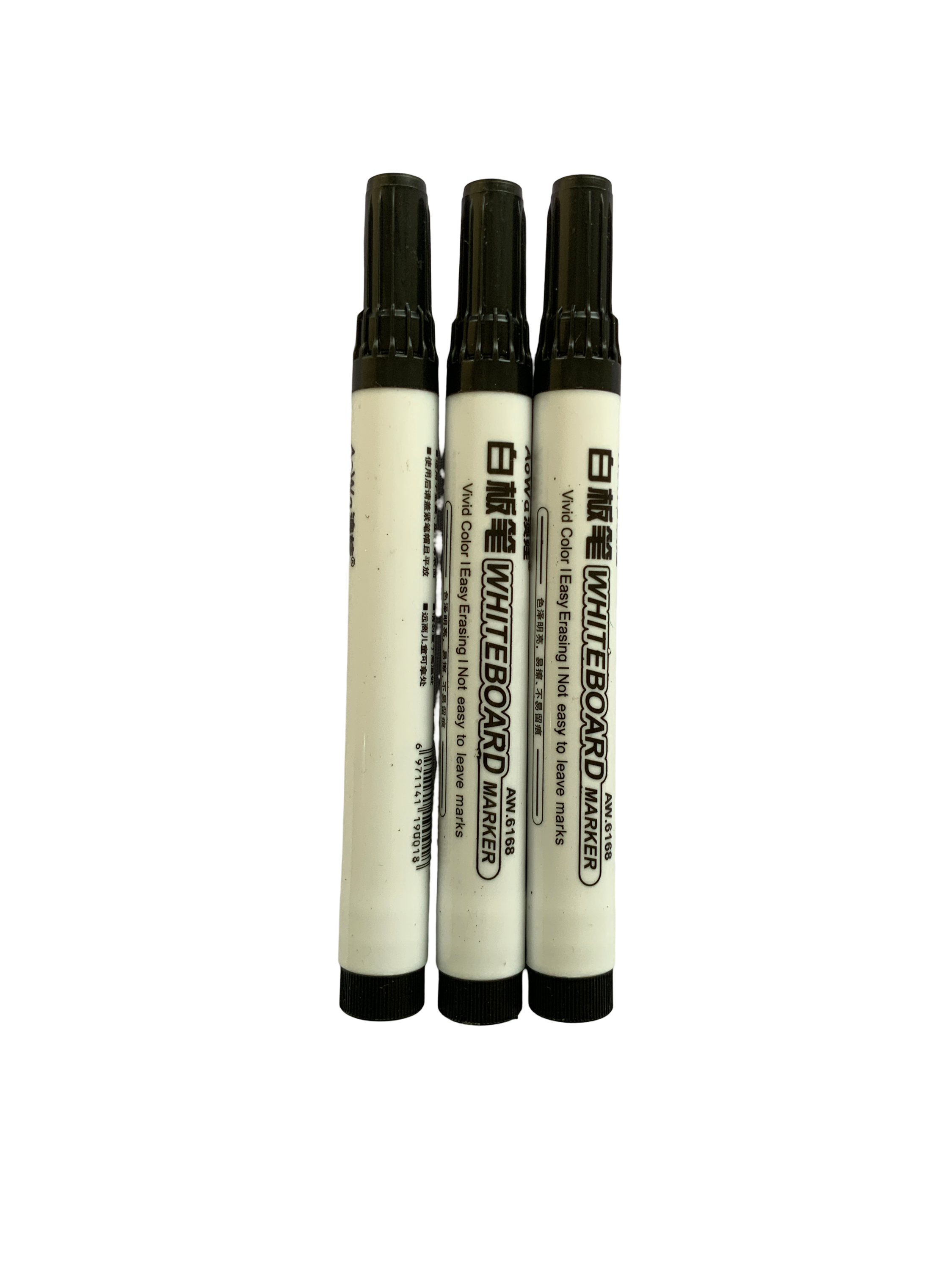 Aowa 6168 Whiteboard Marker Pen (Box of 10)  Dry Erase Marker Set  Refillable Whiteboard Markers Office & School Whiteboard Markers  (Red/Blue/Black)