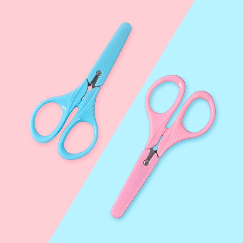 Guangbo H05620 Safety Scissors (130mm) Office Scissors Cutting Tool Stationery Scissors