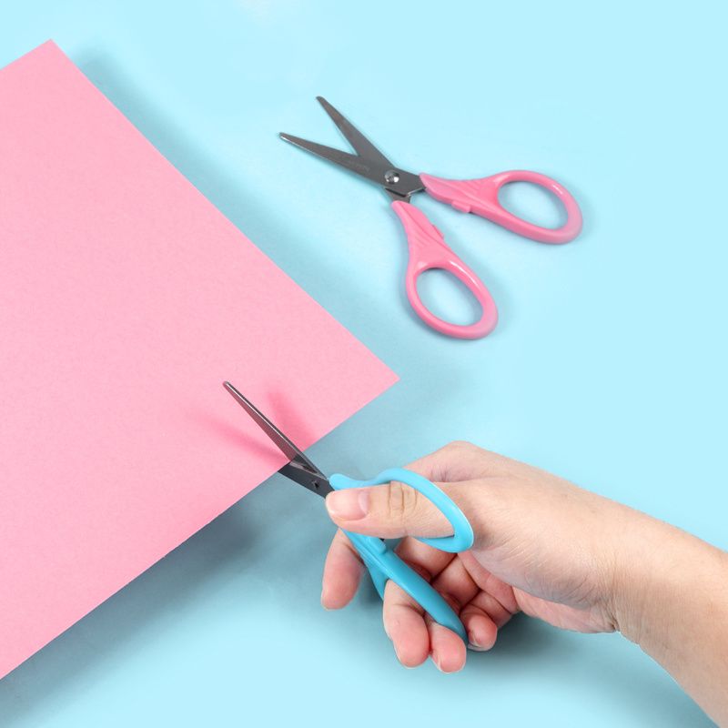 Guangbo H05620 Safety Scissors (130mm) Office Scissors Cutting Tool Stationery Scissors