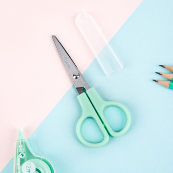 Guangbo H05000 Safety Scissors (130mm) Office Scissors Cutting Tool Stationery Scissors