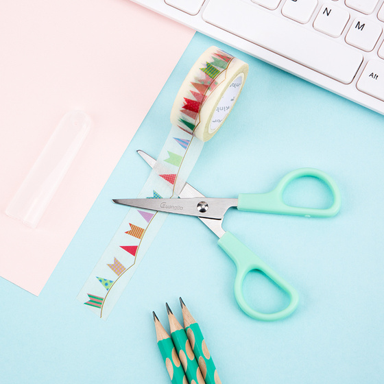 Guangbo H05000 Safety Scissors (130mm) Office Scissors Cutting Tool Stationery Scissors