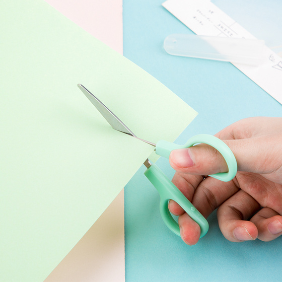 Guangbo H05000 Safety Scissors (130mm) Office Scissors Cutting Tool Stationery Scissors
