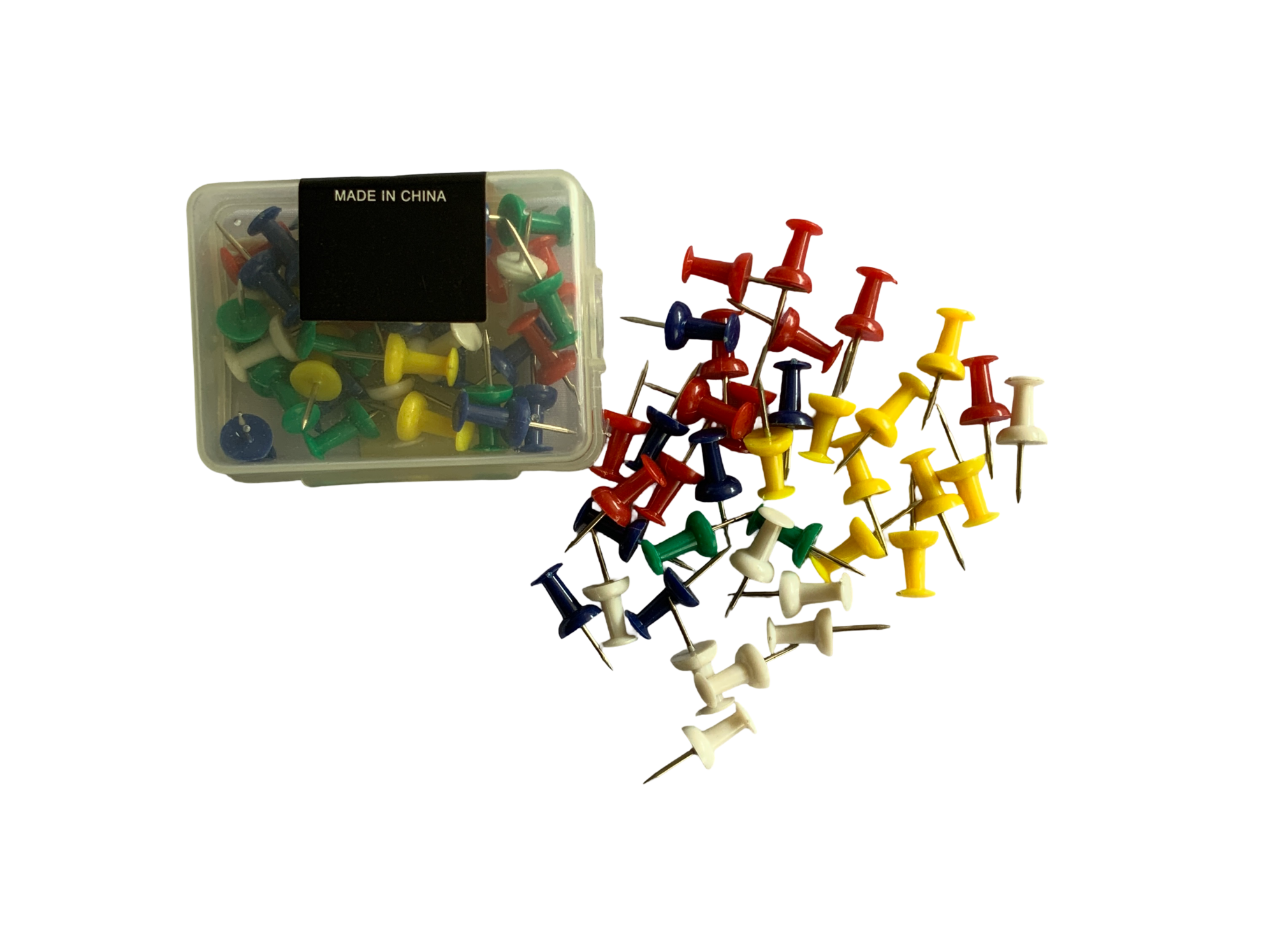 35pcs Multi-Color Push Pins  Colored Push Pins Set Thumb Tacks/Map Pins 35 Pack  Multi-Color Notice Board Pins