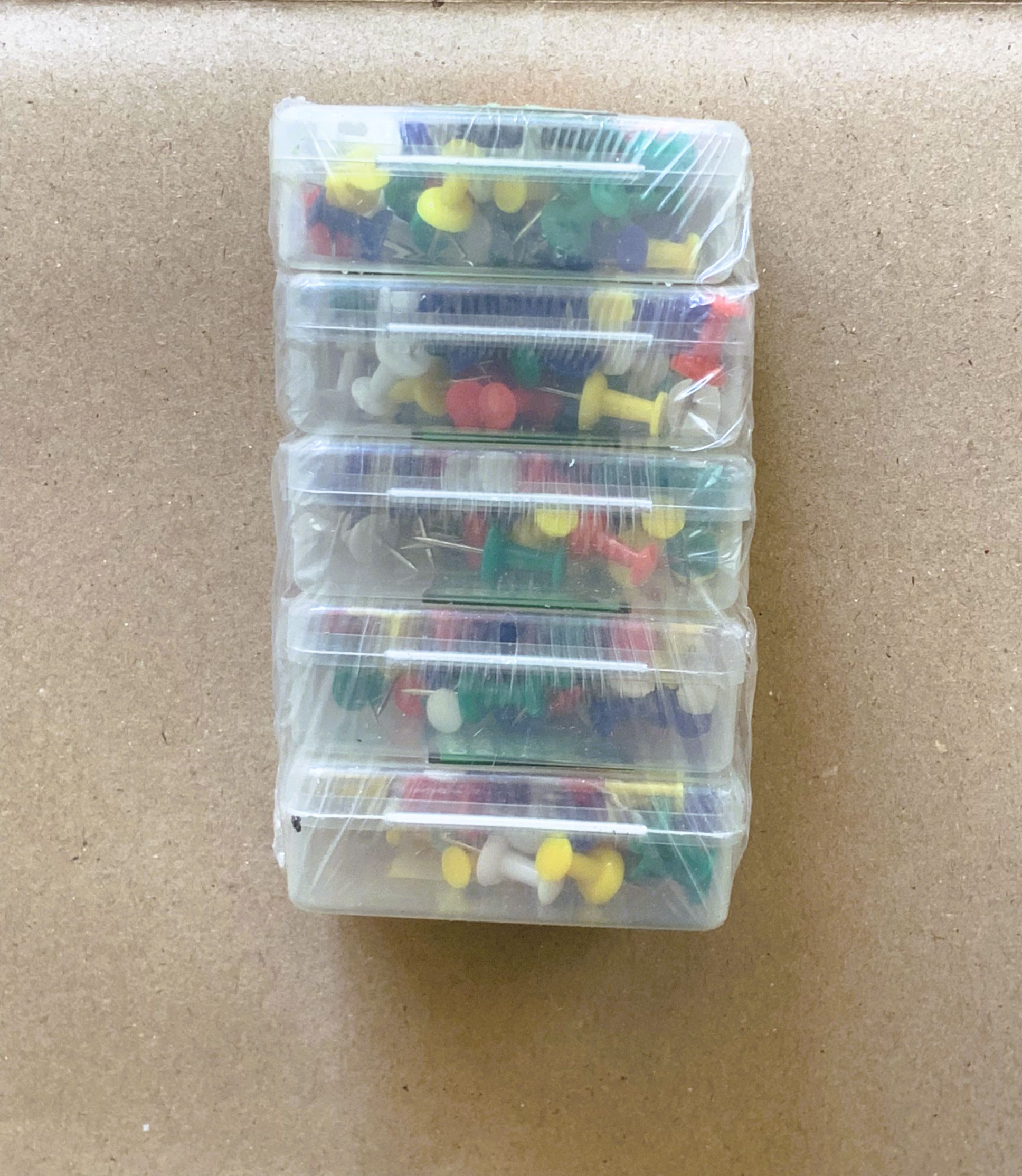 35pcs Multi-Color Push Pins  Colored Push Pins Set Thumb Tacks/Map Pins 35 Pack  Multi-Color Notice Board Pins