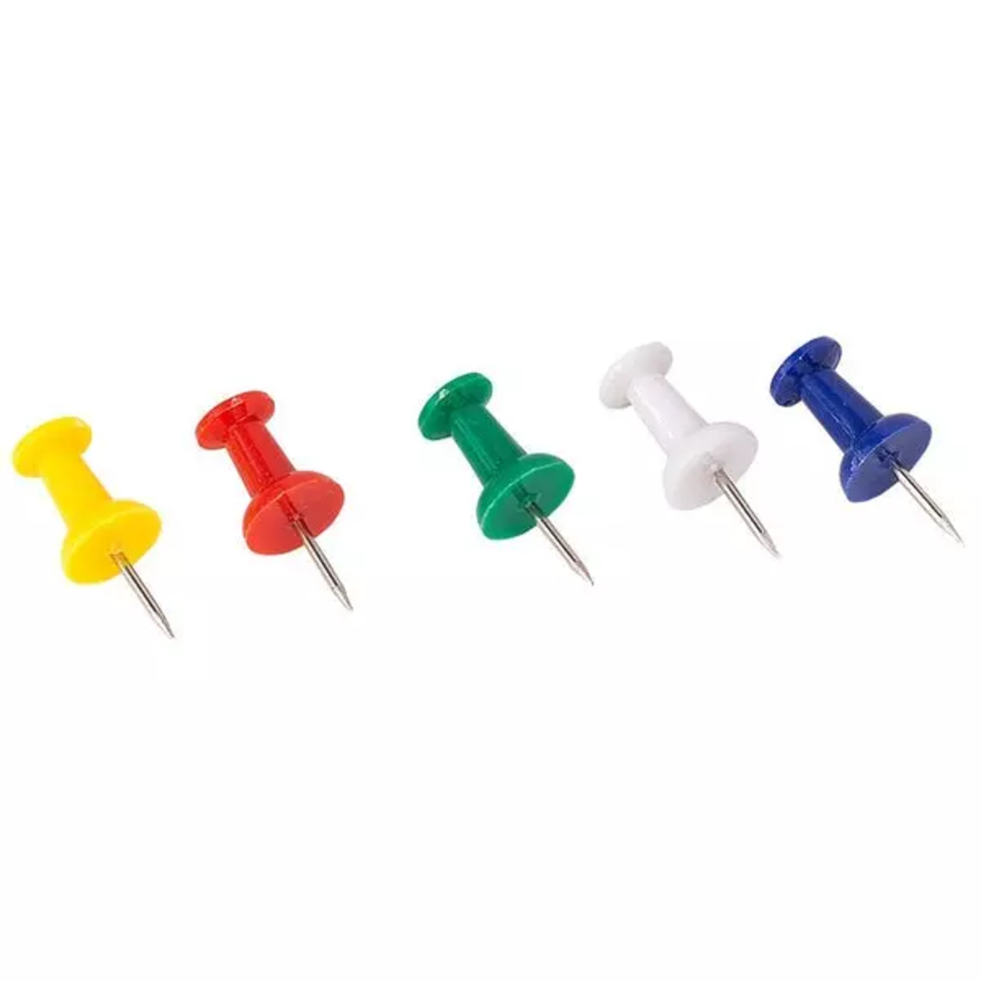 35pcs Multi-Color Push Pins  Colored Push Pins Set Thumb Tacks/Map Pins 35 Pack  Multi-Color Notice Board Pins
