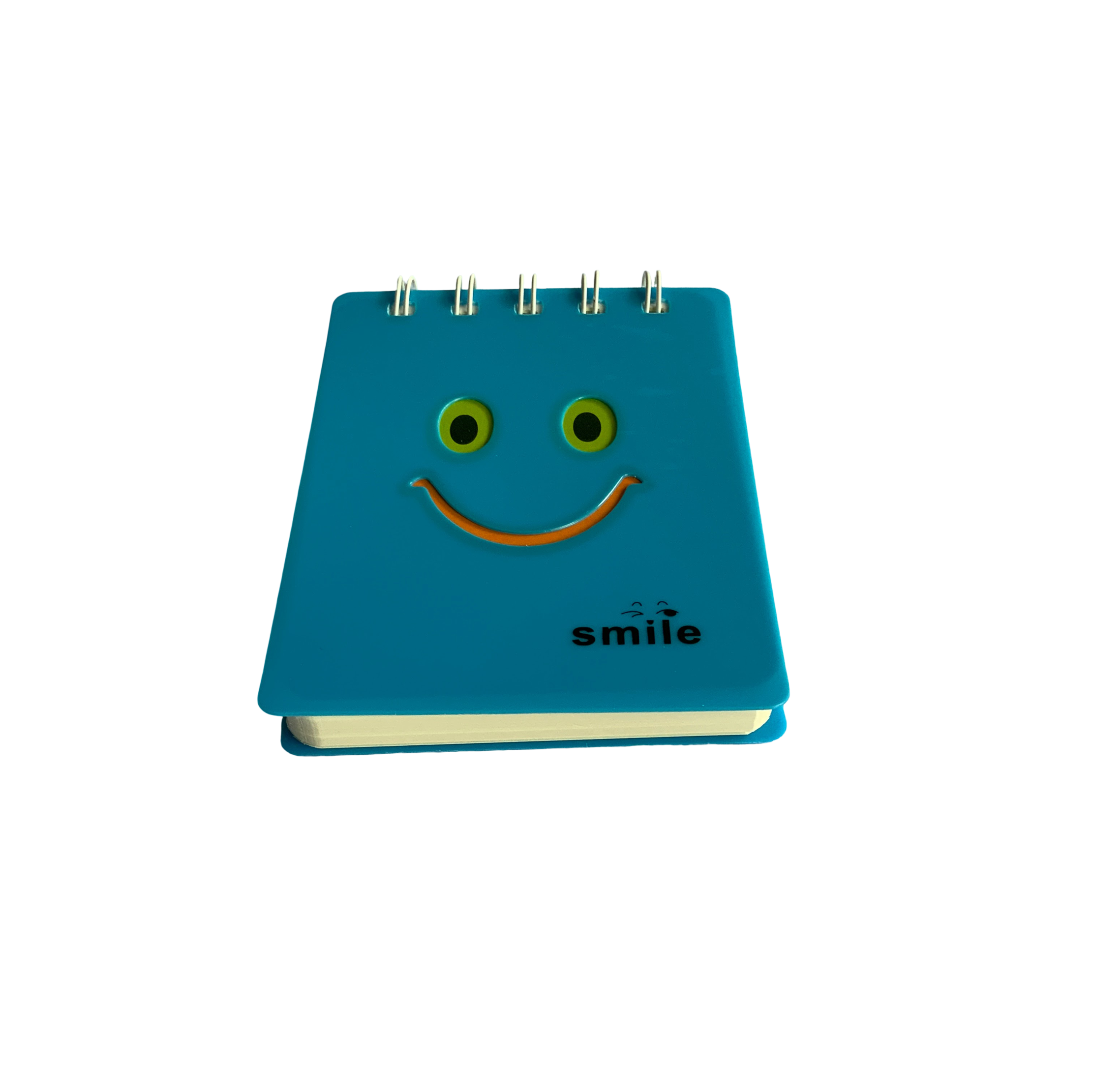 A7 Mini Spiral Smile Notebook  Pocket Smiley Face Notepad  Cute Spiral Memo Pad  Small Lined Spiral Notebook  Smile Face Flip Notepad