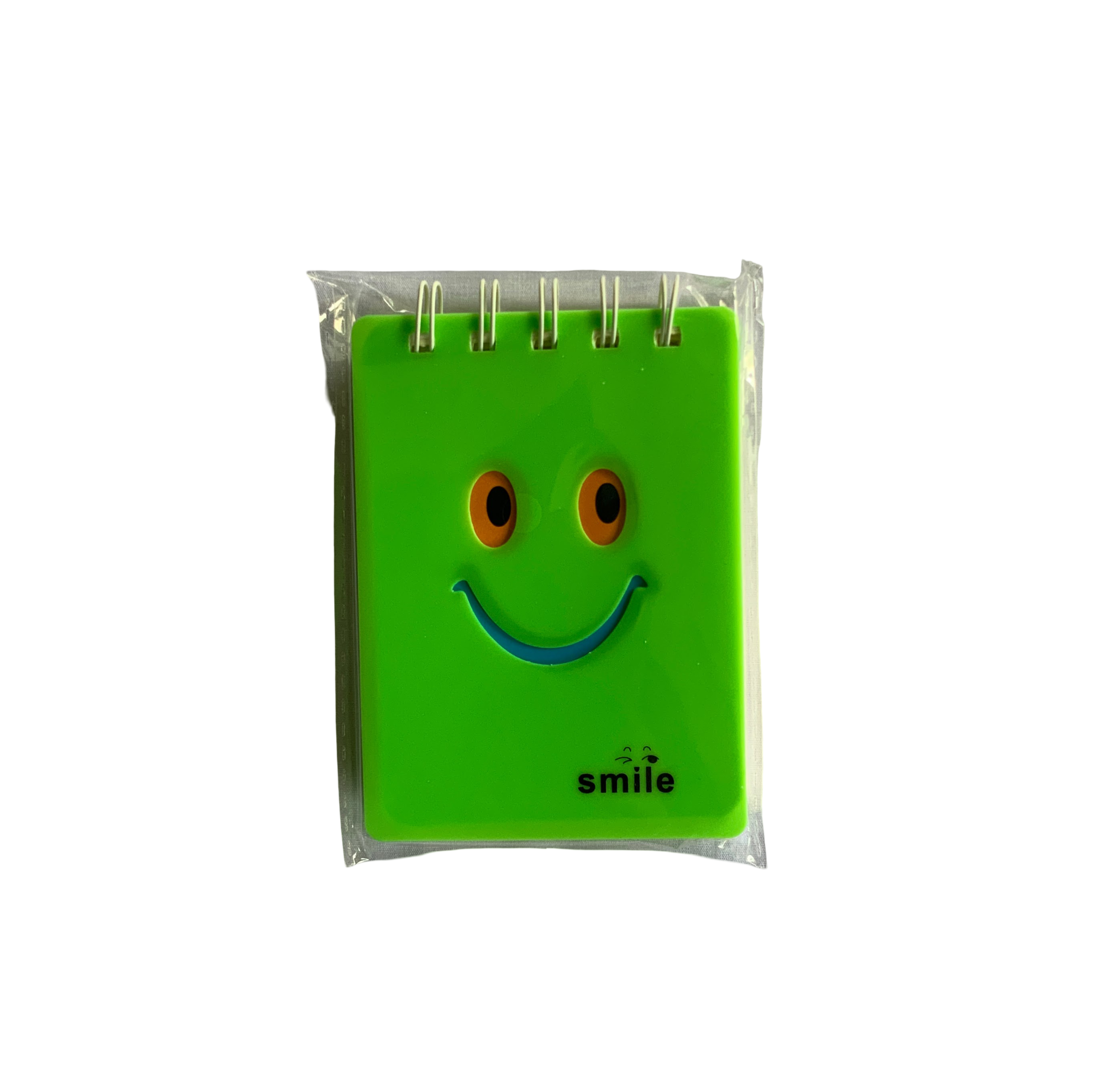 A7 Mini Spiral Smile Notebook  Pocket Smiley Face Notepad  Cute Spiral Memo Pad  Small Lined Spiral Notebook  Smile Face Flip Notepad