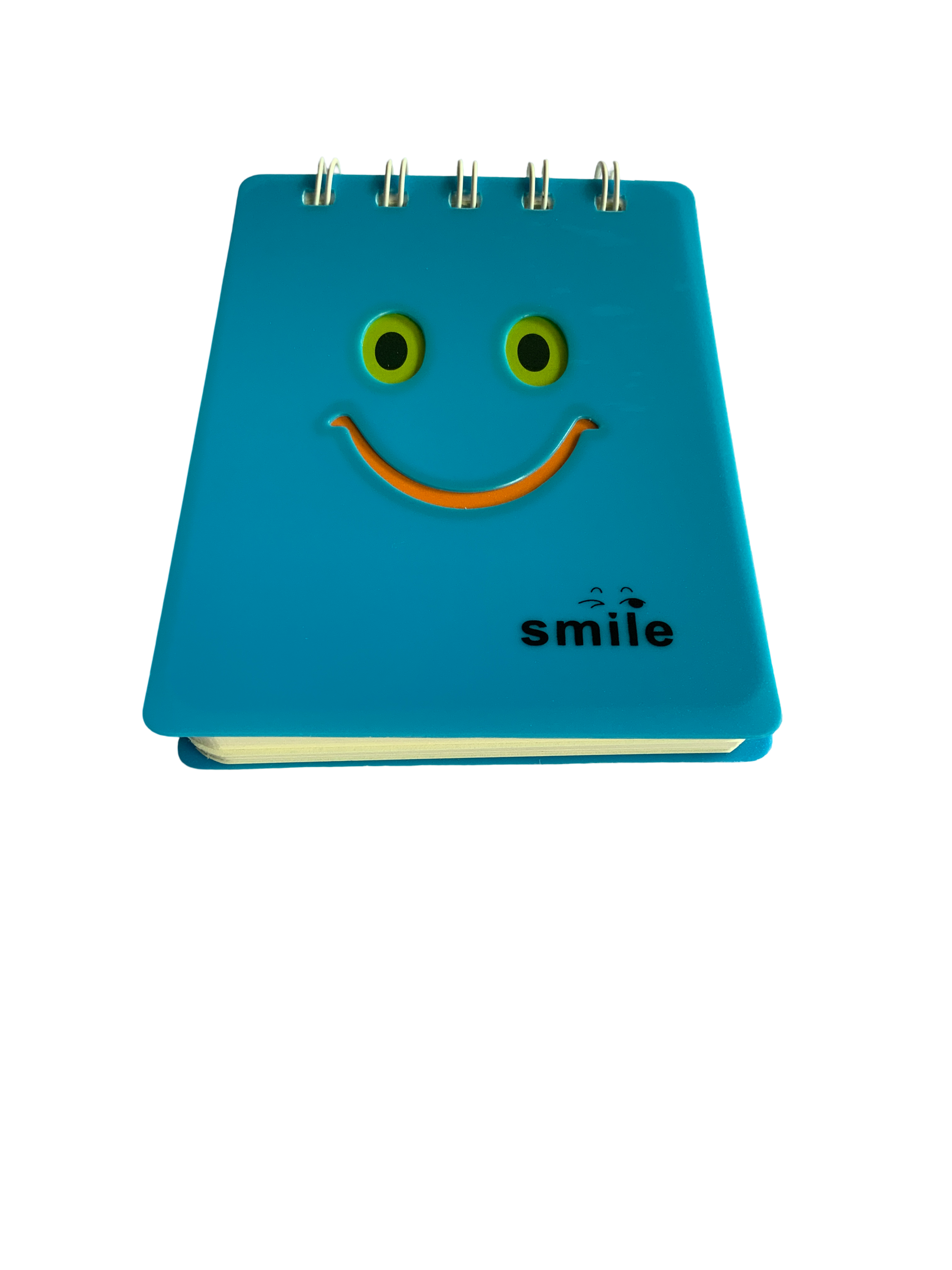 A7 Mini Spiral Smile Notebook  Pocket Smiley Face Notepad  Cute Spiral Memo Pad  Small Lined Spiral Notebook  Smile Face Flip Notepad