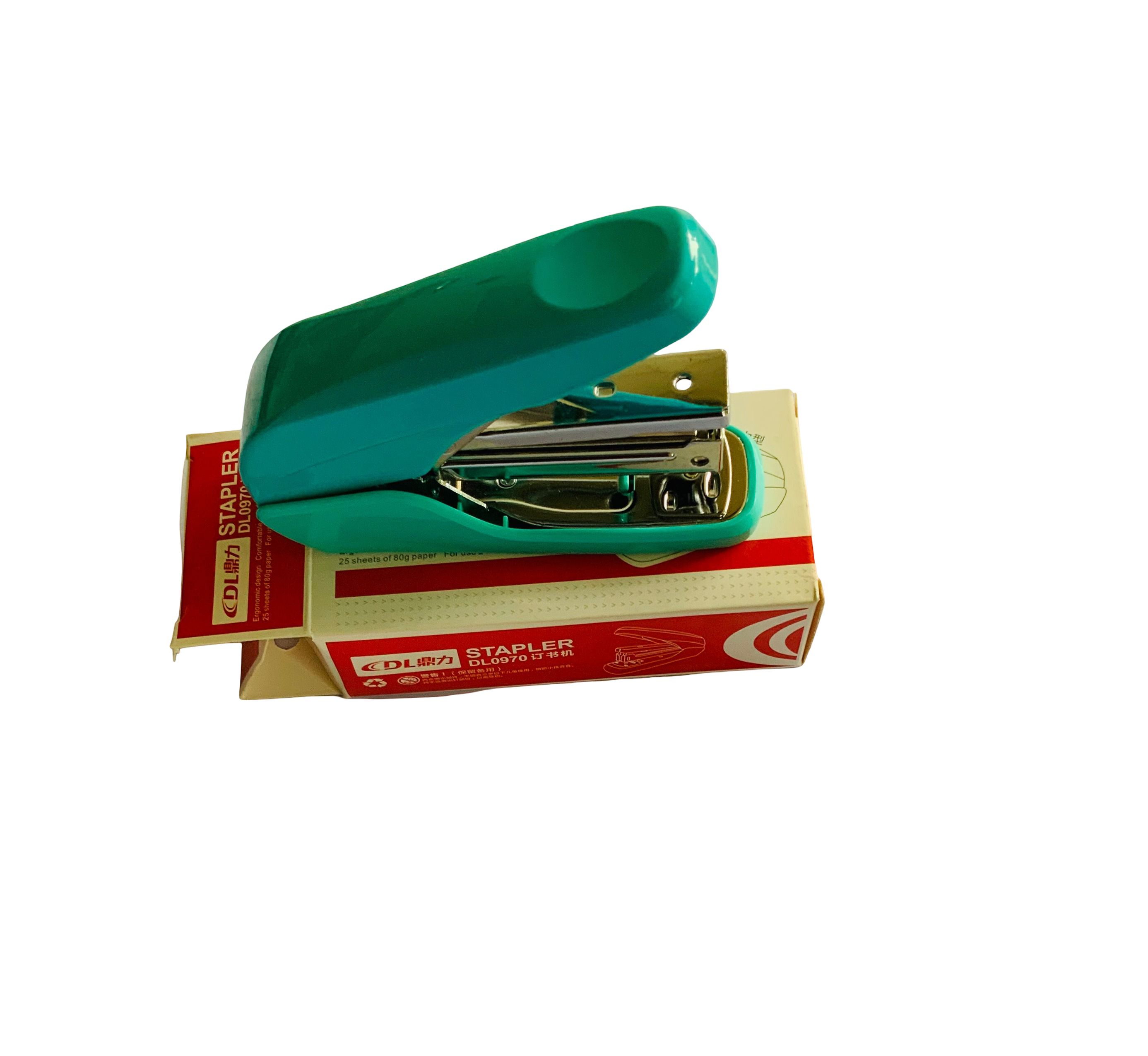 DL0970 Ergonomic stapler, office stapler, 25-sheet stapler, 24/6 staples, 26/6 staples, comfortable grip stapler, school stapler, desktop stapler