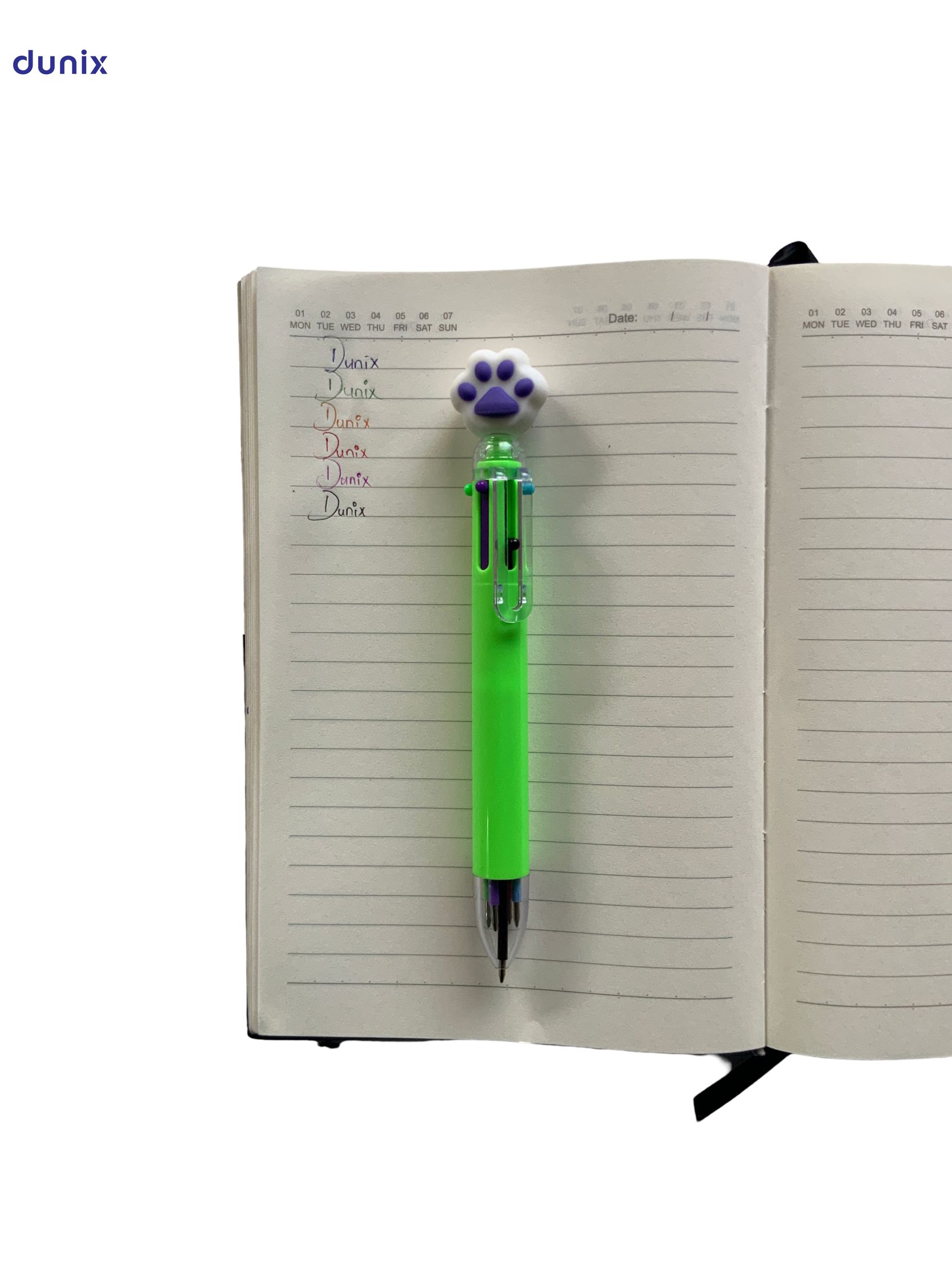 Paw Print 6-Color Ballpoint Pen for Kids, Students, Journaling  6-in-1 Multicolor Pen
