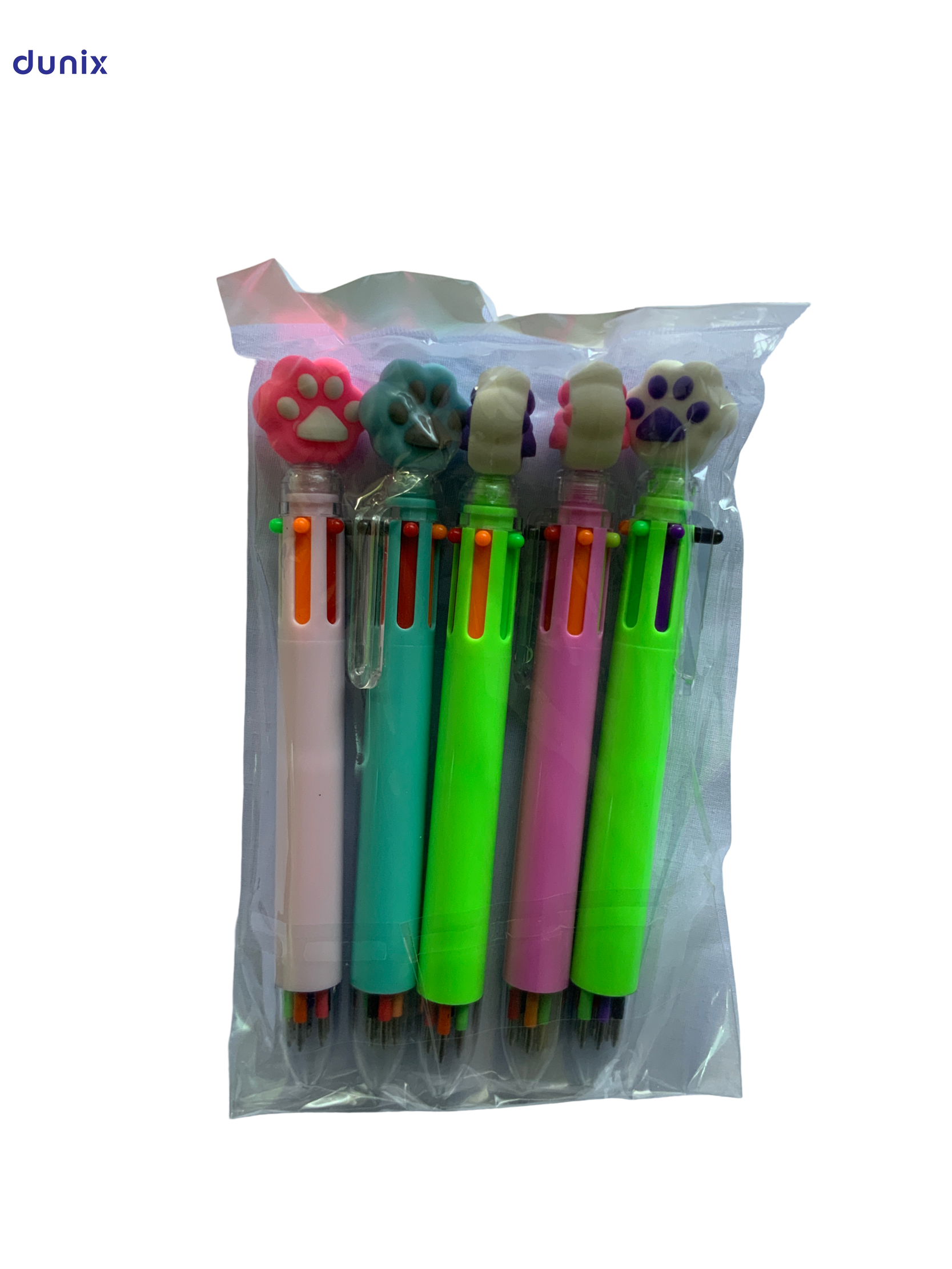 Paw Print 6-Color Ballpoint Pen for Kids, Students, Journaling  6-in-1 Multicolor Pen