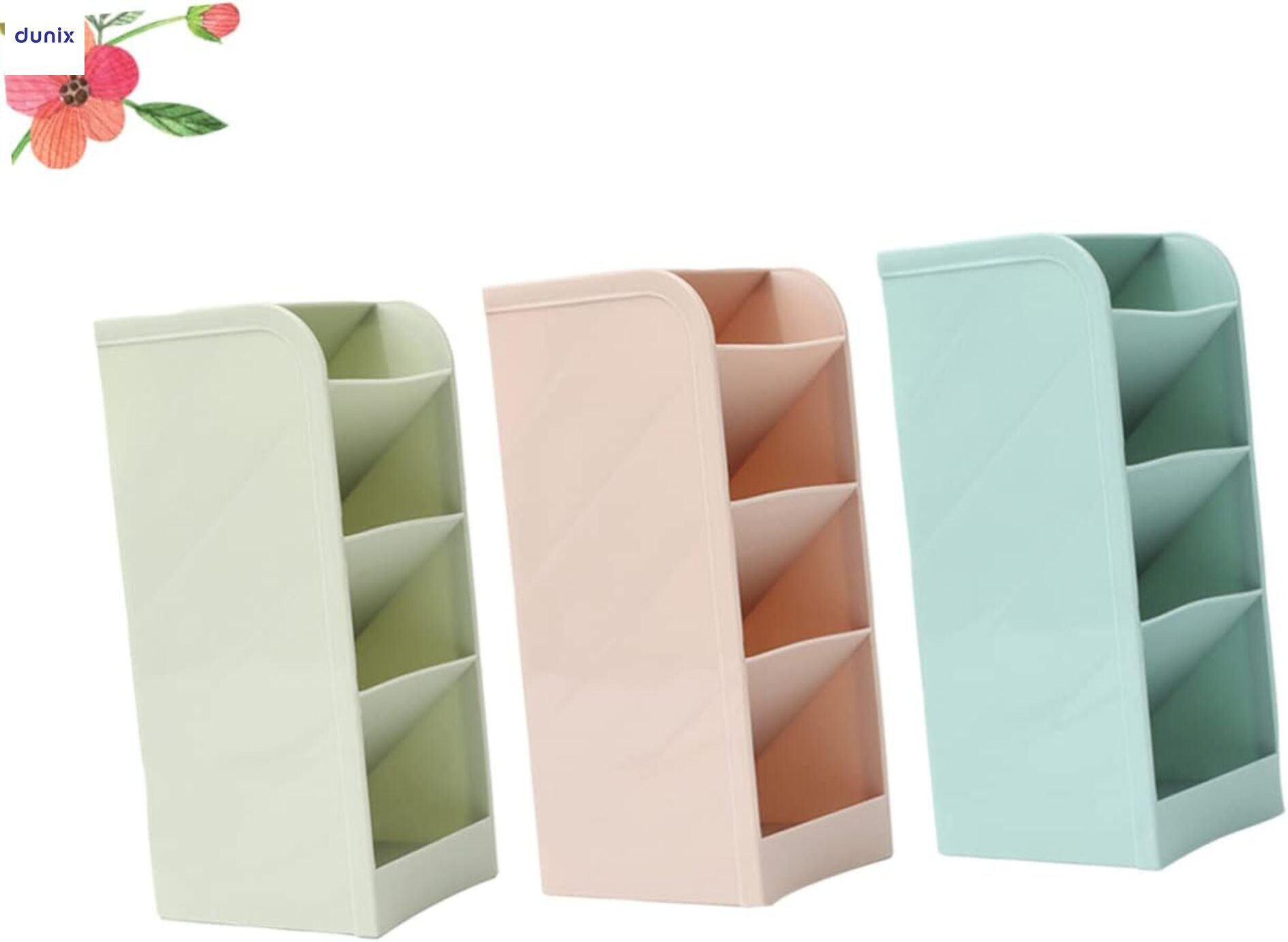 Desk Organizer Pens Storage for Office, Plastic Pen Holder, Pencil Holder for School, Office and Dressing Table