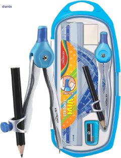 KEYROAD 10‑Piece Geometry Set (KR971452) – Complete Math Toolkit