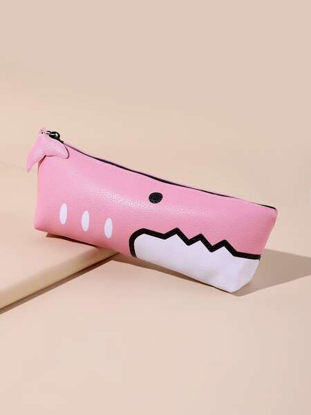 Animal-Themed Cartoon Pencil Pouch cartoon pencil case,  stationery pouch, crocodile pencil bag, dinosaur pencil case, whale pencil pouch, cute school suppliesa