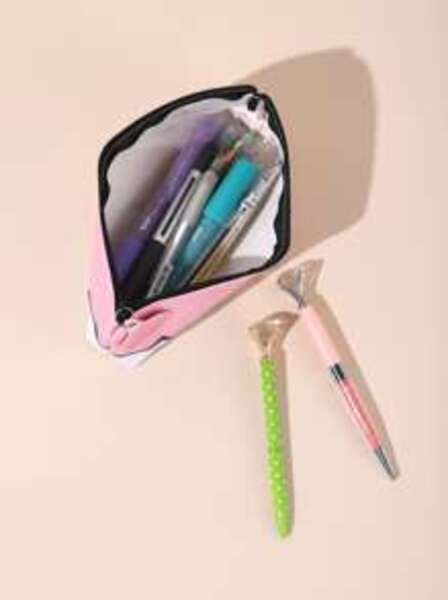 Animal-Themed Cartoon Pencil Pouch cartoon pencil case,  stationery pouch, crocodile pencil bag, dinosaur pencil case, whale pencil pouch, cute school suppliesa