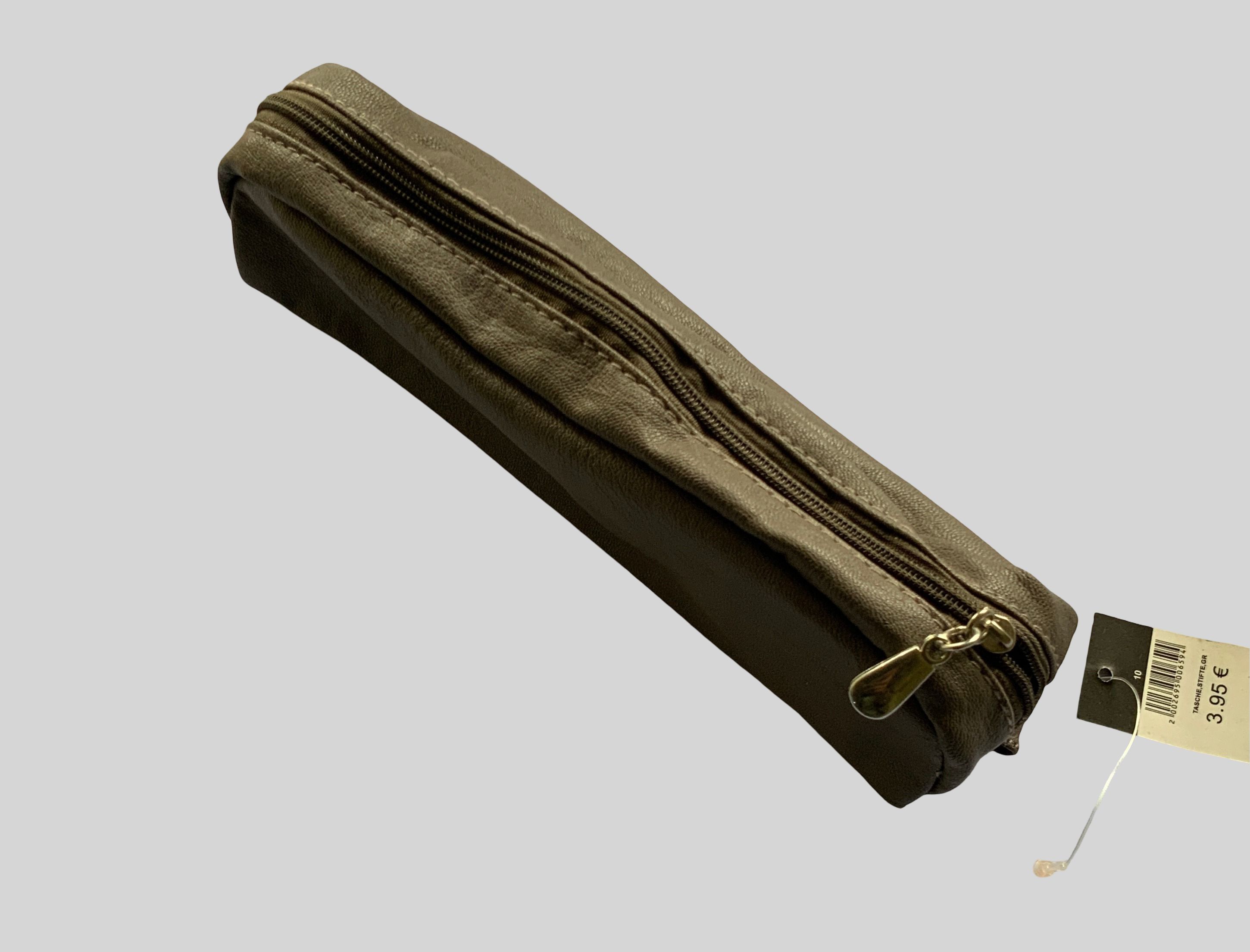 Germany-made Synthetic Leather Pencil Pouch Compact Zipper pencil case,  Good Quality stationery pouch, cute school supplies Trendy school supplies Unique gift idea