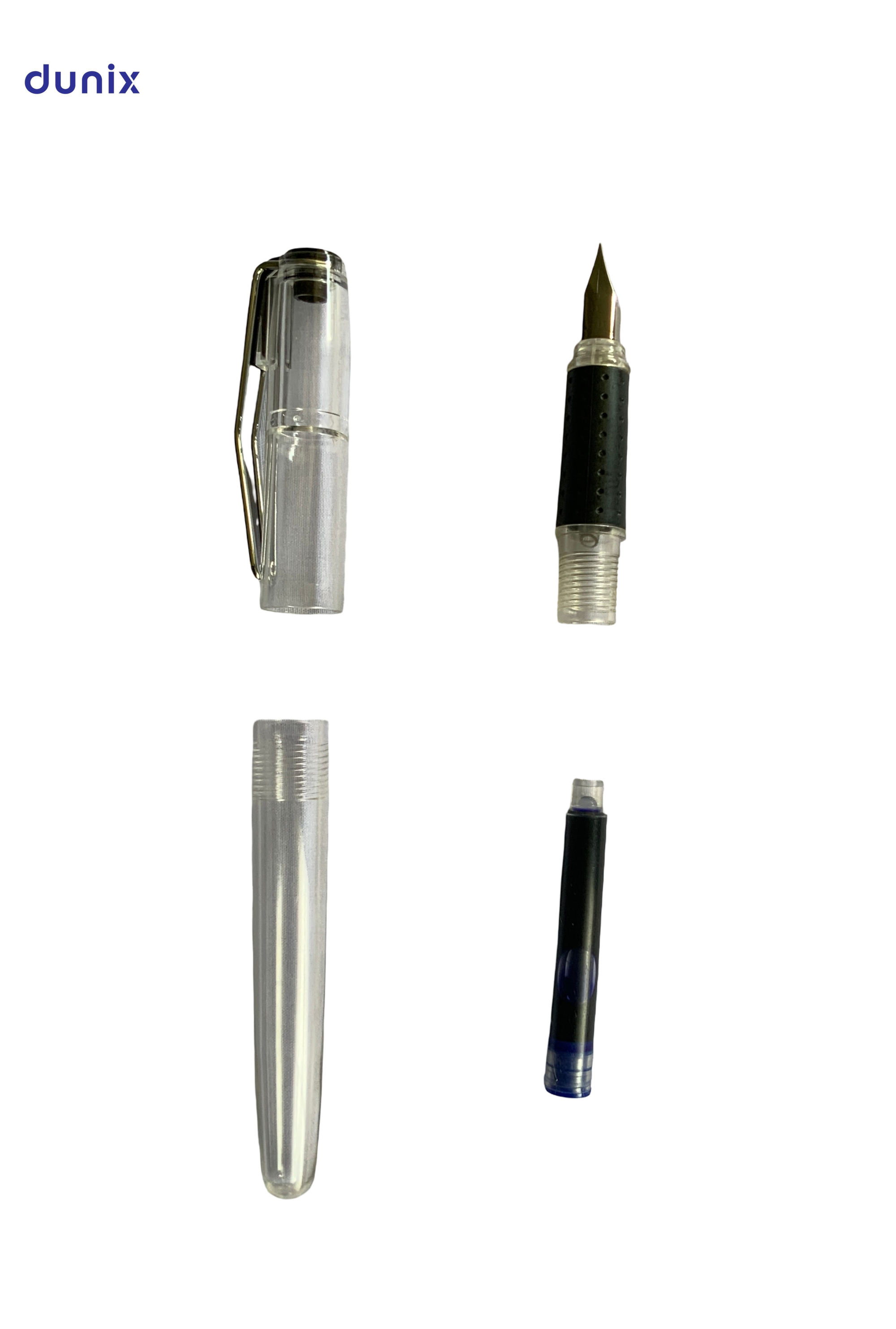Transparent Caligraphy Fountain Pen [3.4mm Ink Compatible]