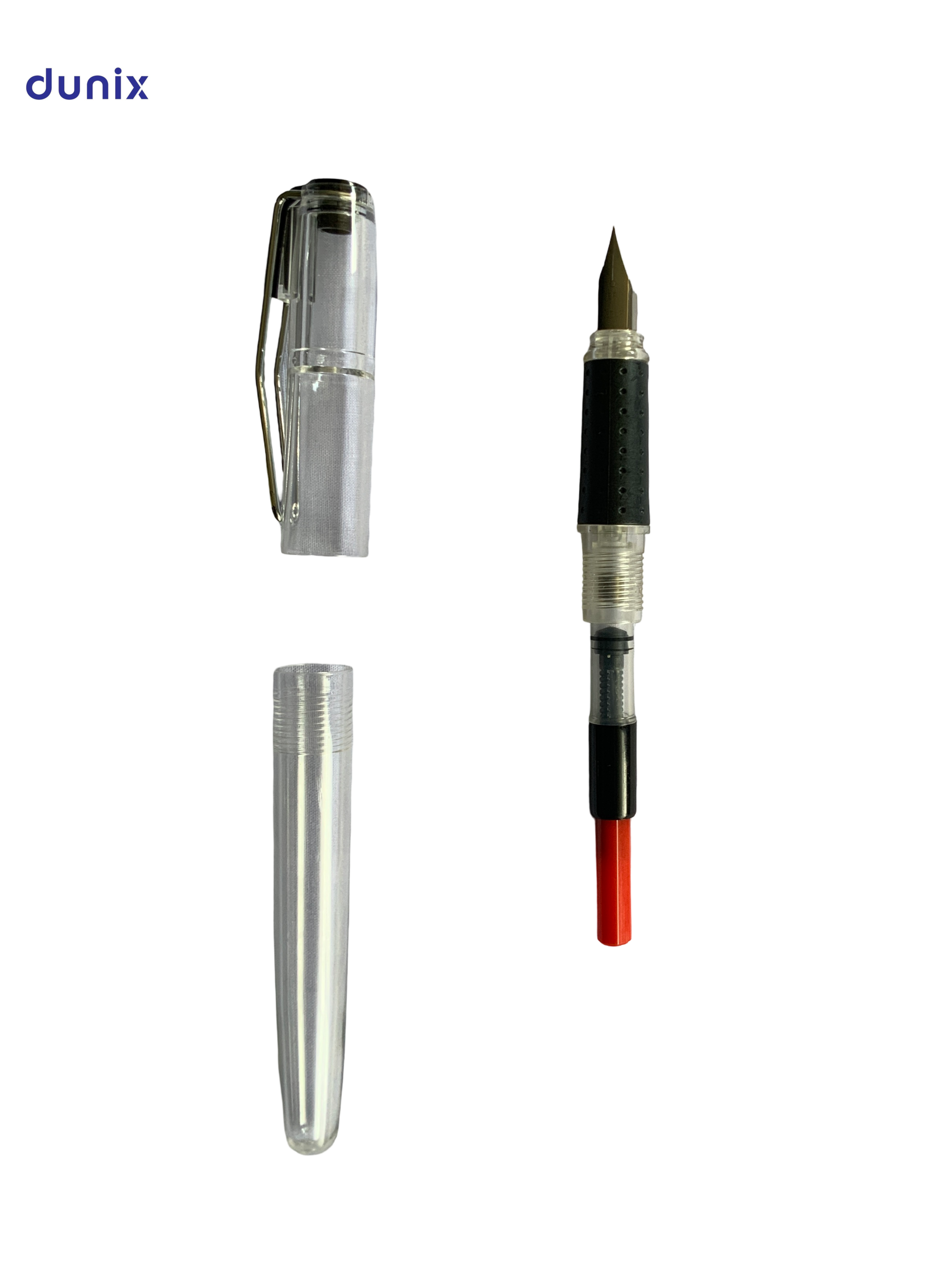 Transparent Caligraphy Fountain Pen [3.4mm Ink Compatible]