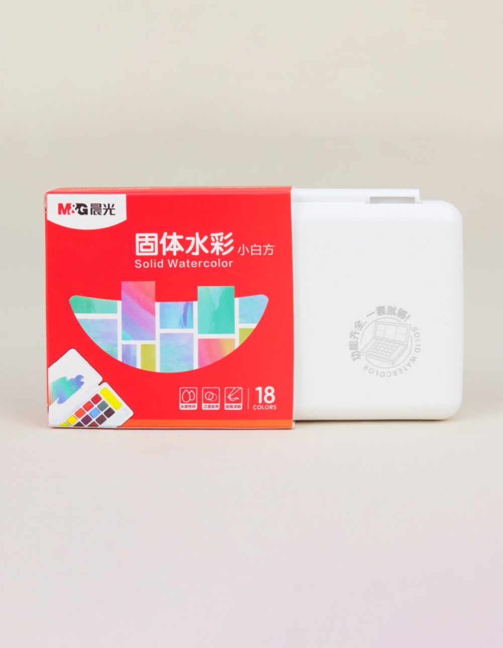 Solid Watercolor Paint Set with Brush Pen – 12/18/24/36 Colors – Portable Watercolour Kit for Artists, Students, and Beginners