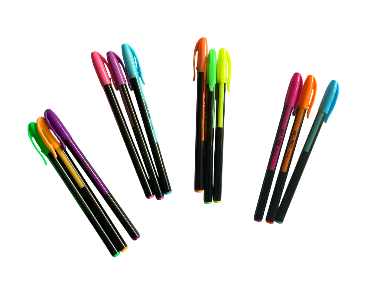 12/8 PCS Dunix Fluorescent Gel Pen Neon Gel Ink Pen Set Waterproof Ballpoint Highlighter Color gel Glitter Metallic pens Coloring Painting Drawing