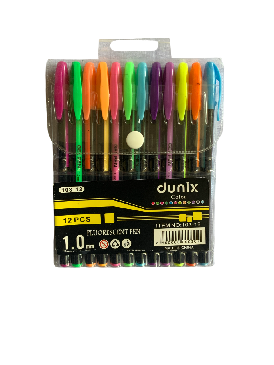 12/8 PCS Dunix Fluorescent Gel Pen Neon Gel Ink Pen Set Waterproof Ballpoint Highlighter Color gel Glitter Metallic pens Coloring Painting Drawing