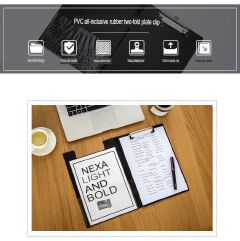 Guangbo WJ6109 A4 Size Clipboard – Strong Plastic Board with Metal Clip for Office, School & Exam Use