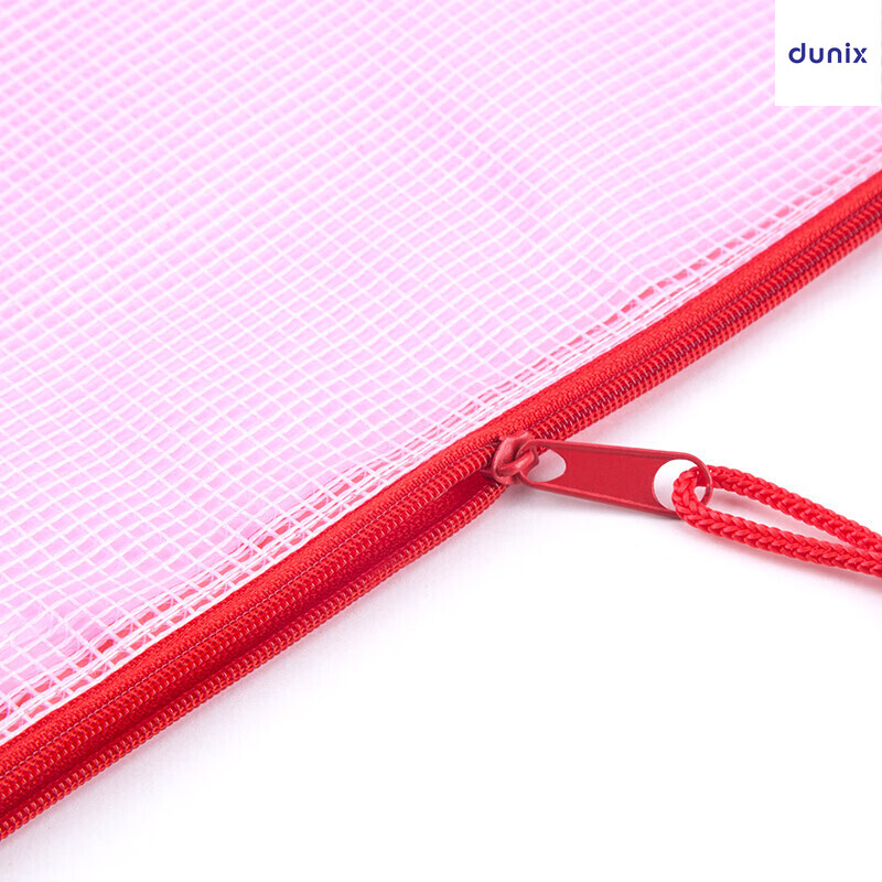 A5 GuangBo A6114  Mesh Zip Bag  Colorful Mesh PVC Zip File Bag Document Pouch
