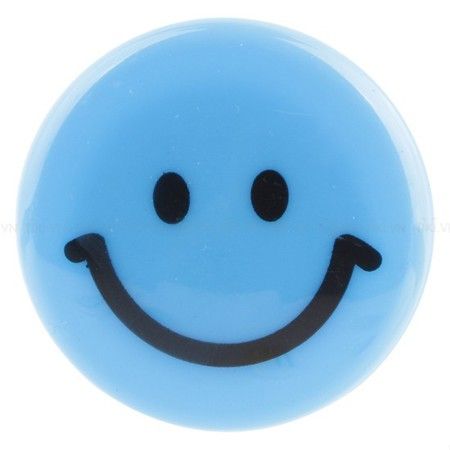 Guangbo CD2107 Smile Face Magnetic Button Set – 6pcs, 30mm Refrigerator/Whiteboard Magnets