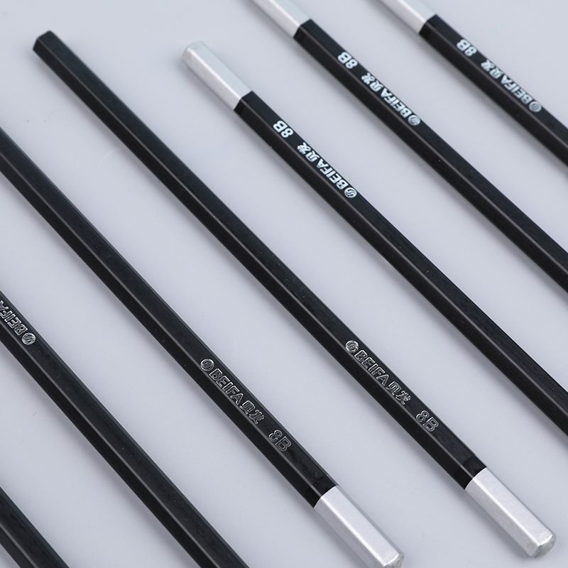 BEIFA Professional Sketch Pencils (12pcs Box) – HB Pencil, 2B Pencil, 4B pencil, 6B Pencil, 8B Pencil School & Art Sketching Set (HB–8B)