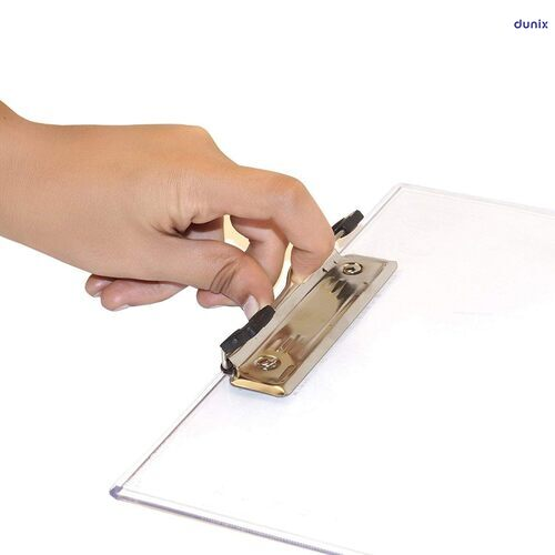 Transparent Flexible Exam Pad – Flexible Writing Board with Ruler Edge Clear Clipboard for Students A4 Size Acrylic Board