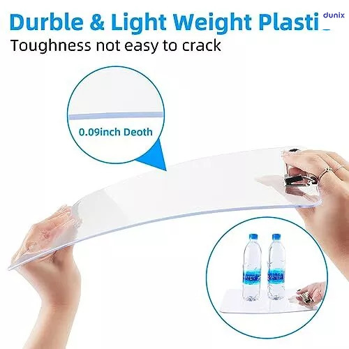 Transparent Flexible Exam Pad – Flexible Writing Board with Ruler Edge Clear Clipboard for Students A4 Size Acrylic Board