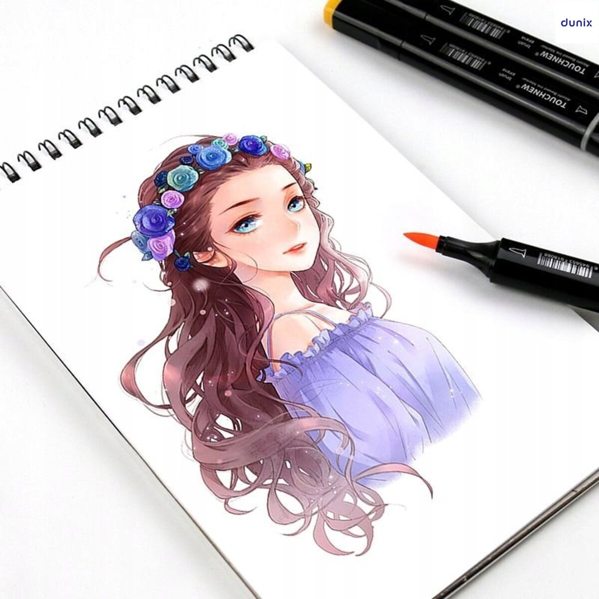 A4 Twin SketchBook – 120 Pages [60 Sheets] Spiral-Bound Drawing Pad for Artists, Students & Designers