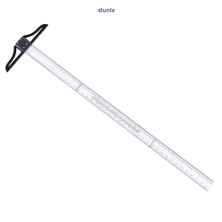 COKAI T-1460 Detachable 90cm / 60cm T Square for Professionals in Carpentry, drafting ruler, technical drawing tool, architect ruler, engineering ruler, parallel ruler, transparent T-square
