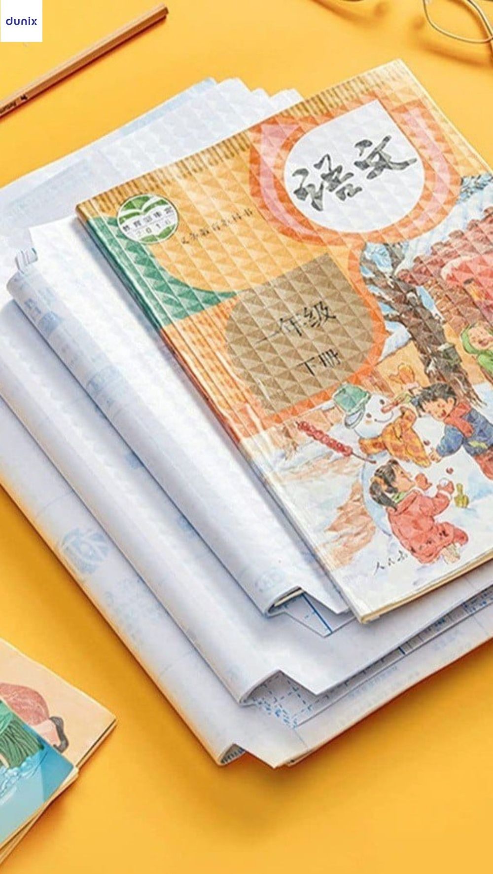 A4/ A5 GuangBo Transparent PVC Book Cover ,Waterproof, Durable Protective Wrap for Books & Notebooks