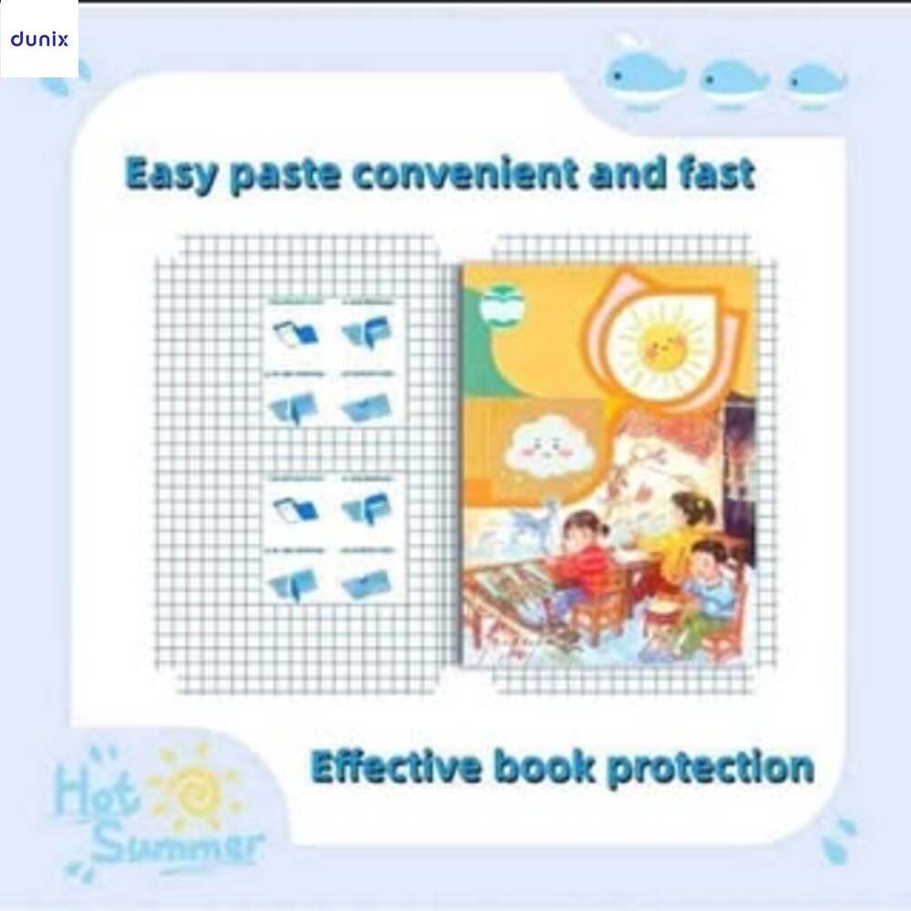 A4/ A5 GuangBo Transparent PVC Book Cover ,Waterproof, Durable Protective Wrap for Books & Notebooks