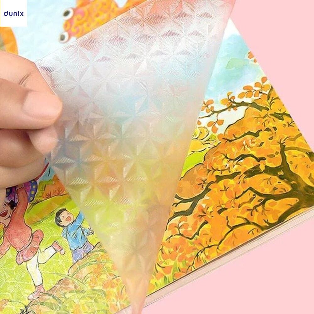 A4/ A5 GuangBo Transparent PVC Book Cover ,Waterproof, Durable Protective Wrap for Books & Notebooks
