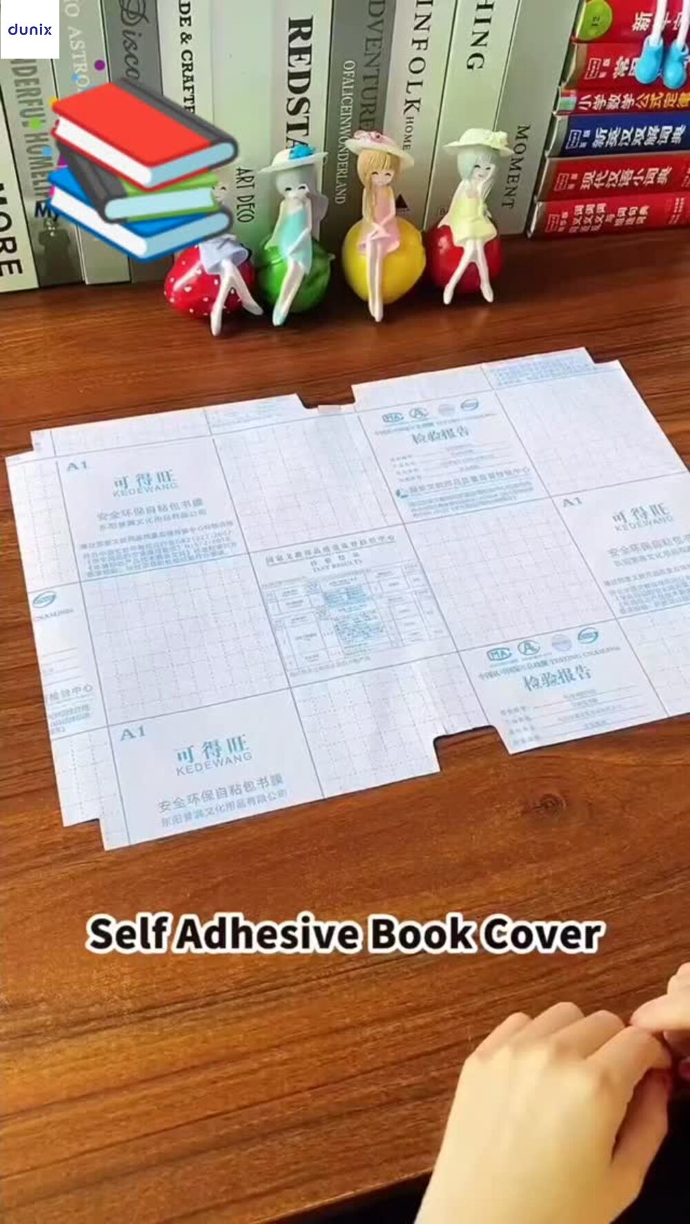 A4/ A5 GuangBo Transparent PVC Book Cover ,Waterproof, Durable Protective Wrap for Books & Notebooks