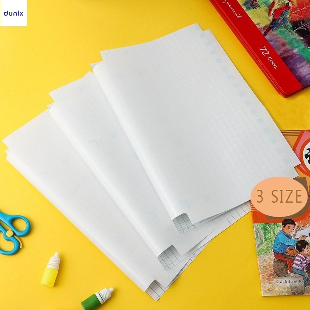 A4/ A5 GuangBo Transparent PVC Book Cover ,Waterproof, Durable Protective Wrap for Books & Notebooks
