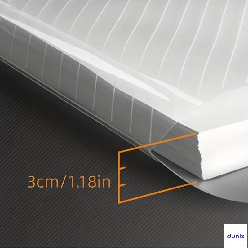 Clear A4 Document Holder GuangBo P0003  – Snap Button File Folder, Waterproof Plastic Envelope for Office & School