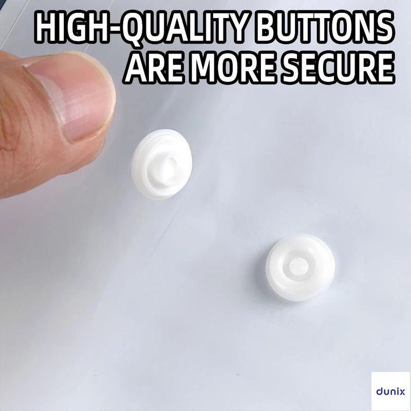 Clear A4 Document Holder GuangBo P0003  – Snap Button File Folder, Waterproof Plastic Envelope for Office & School