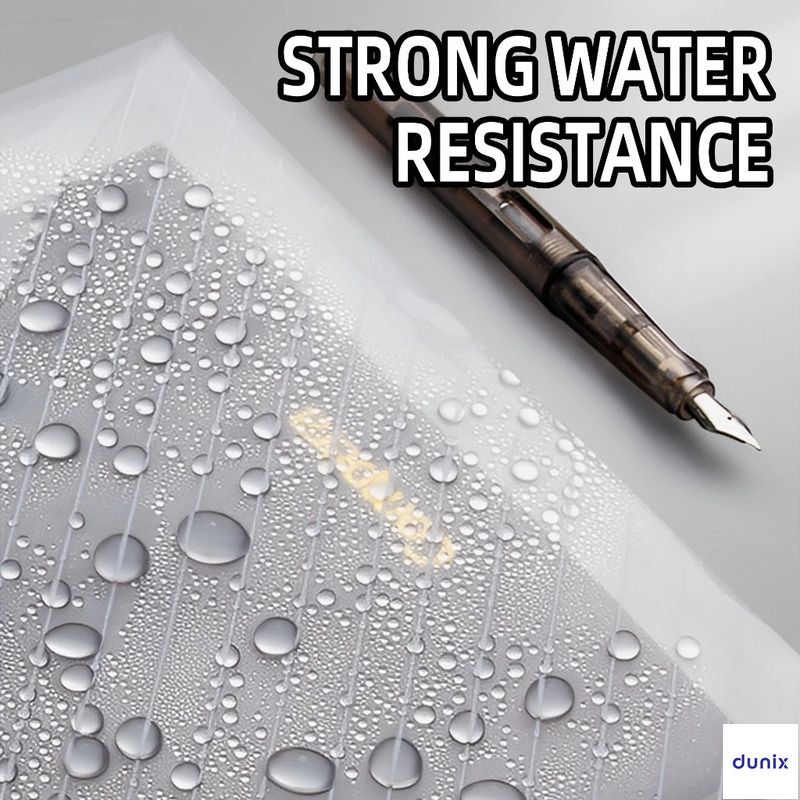 Clear A4 Document Holder GuangBo P0003  – Snap Button File Folder, Waterproof Plastic Envelope for Office & School