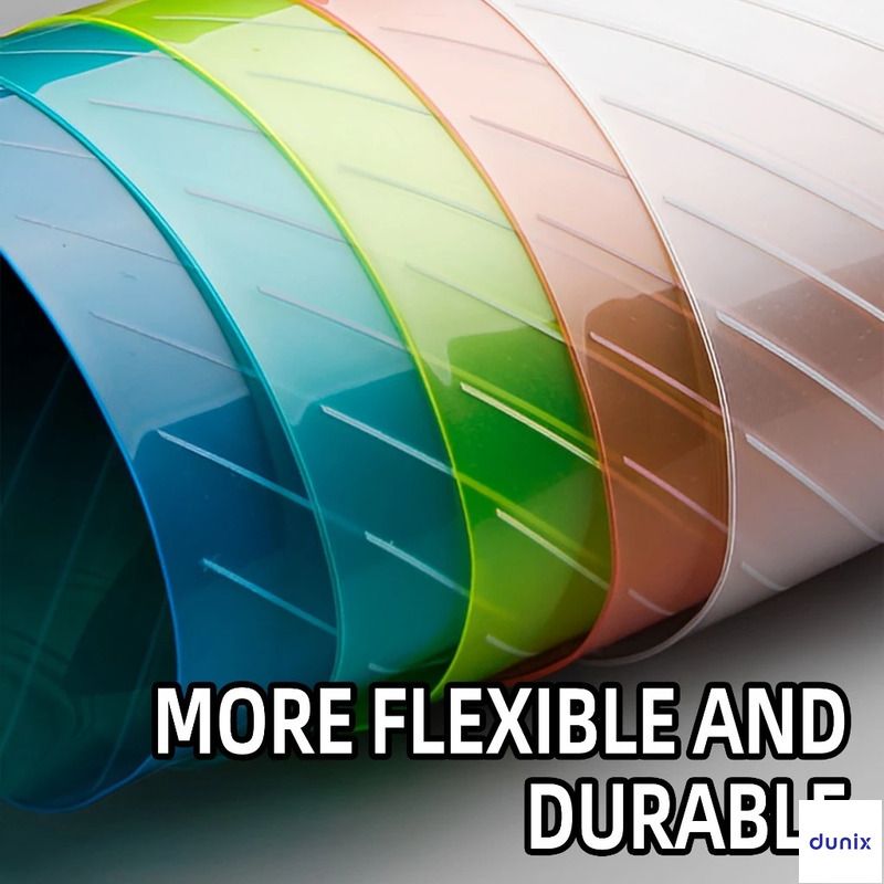 Clear A4 Document Holder GuangBo P0003  – Snap Button File Folder, Waterproof Plastic Envelope for Office & School