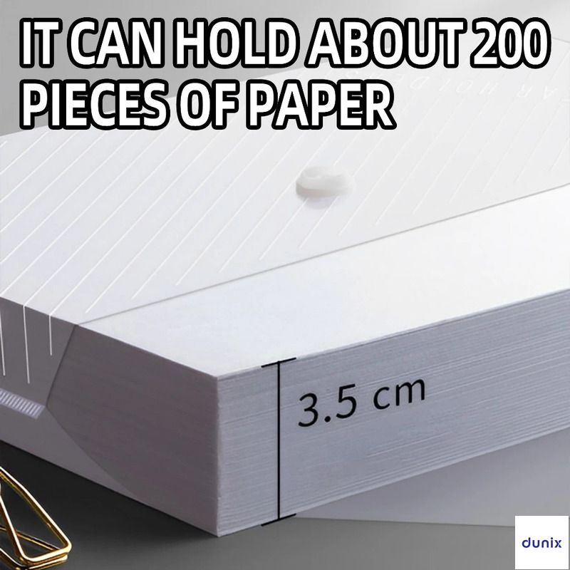 Clear A4 Document Holder GuangBo P0003  – Snap Button File Folder, Waterproof Plastic Envelope for Office & School