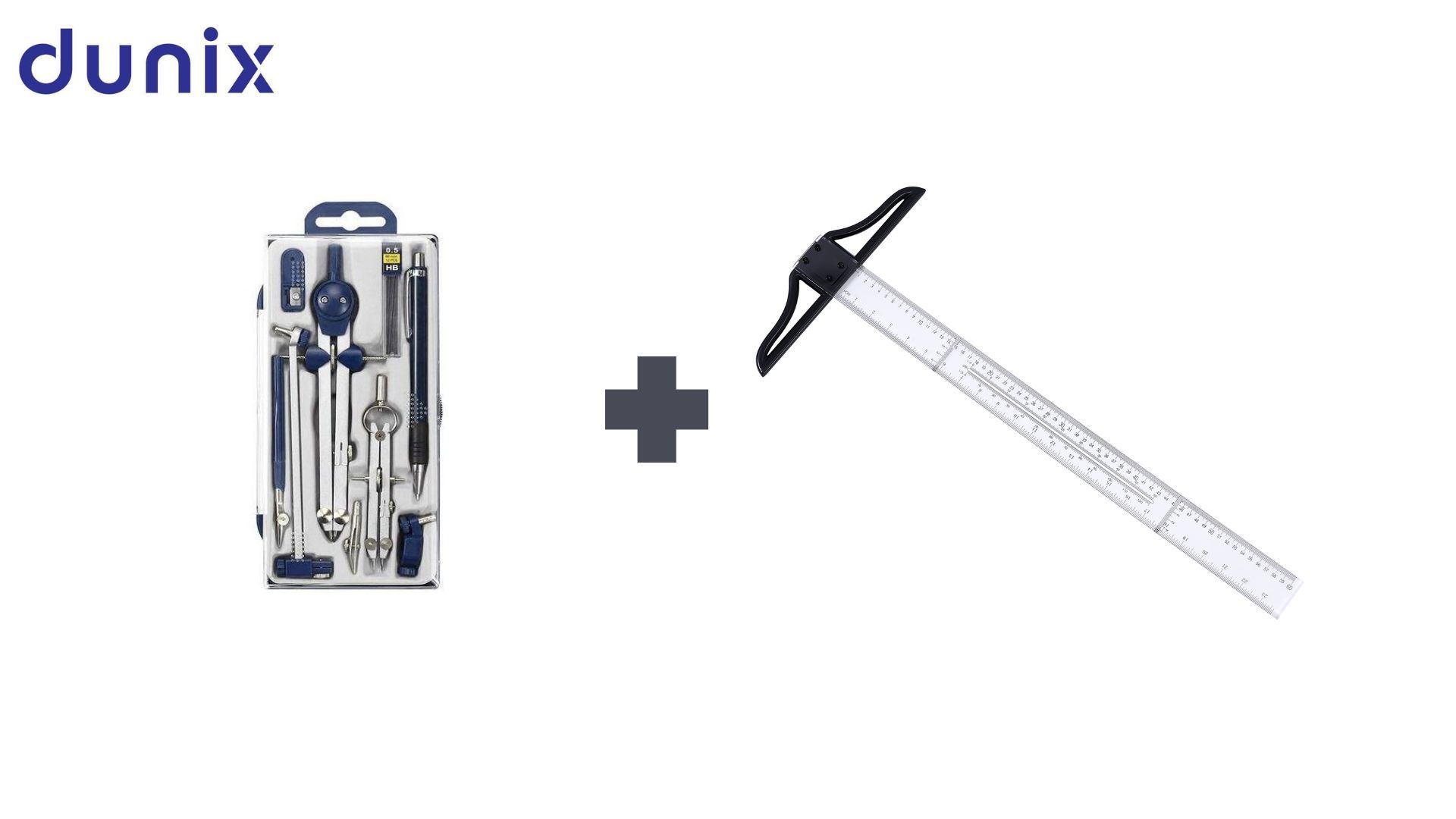 Dunix Technical Drawing Equipments Geometry Set (Cokai T-1460, 9 pcs Set, 35 cm Set Squares)  Professional Geometry & Drafting Tools Kit  Comprehensive Technical Drawing Instruments Bundle
