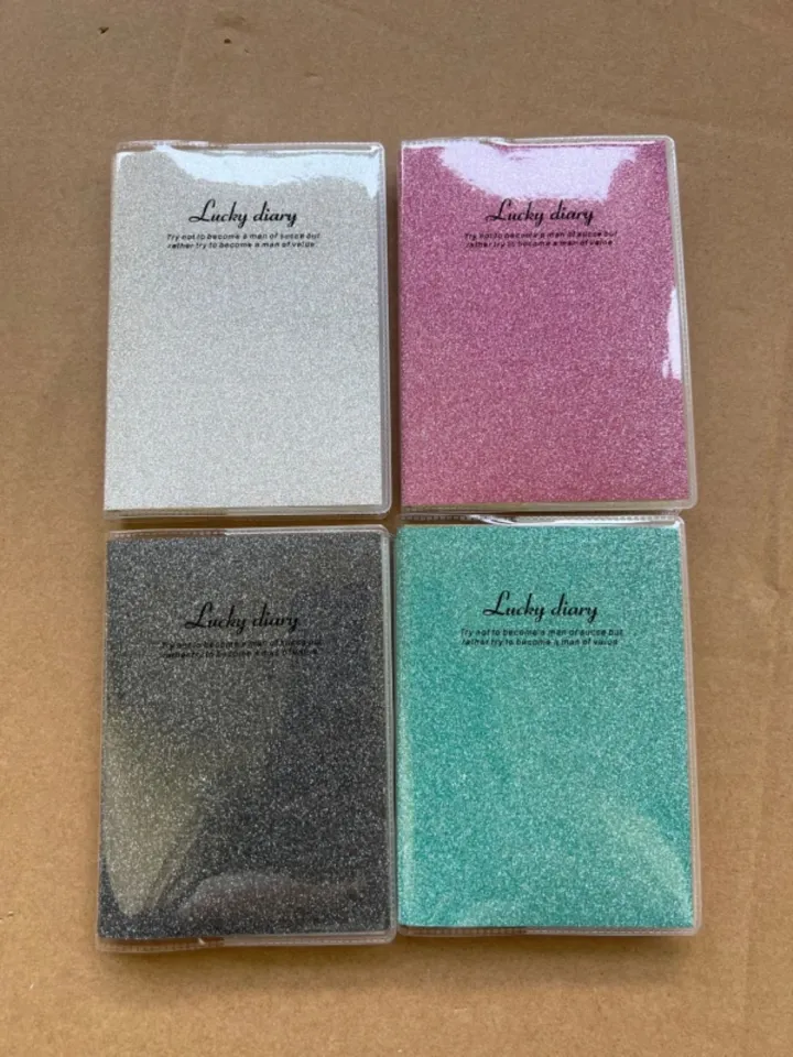 A7 Lucky Diary – Premium Glitter Notebook, Journal, Memo for Dreamers NOTEPAD